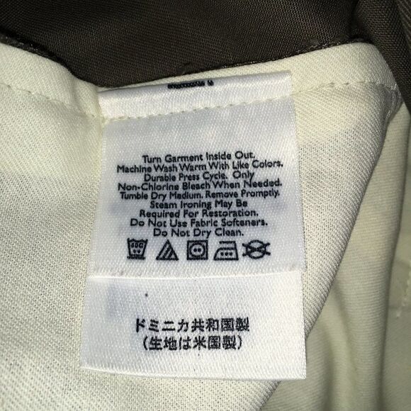 Eddie Bauer Dress Pants Brown Flat Front Classic Fit 34x34 - Picture 9 of 9